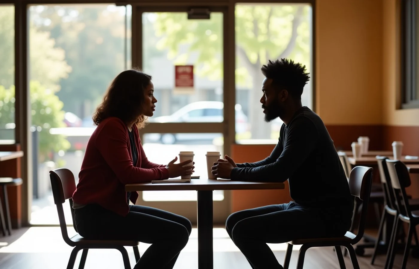 Community connection or wider search? - supporting editorial photograph