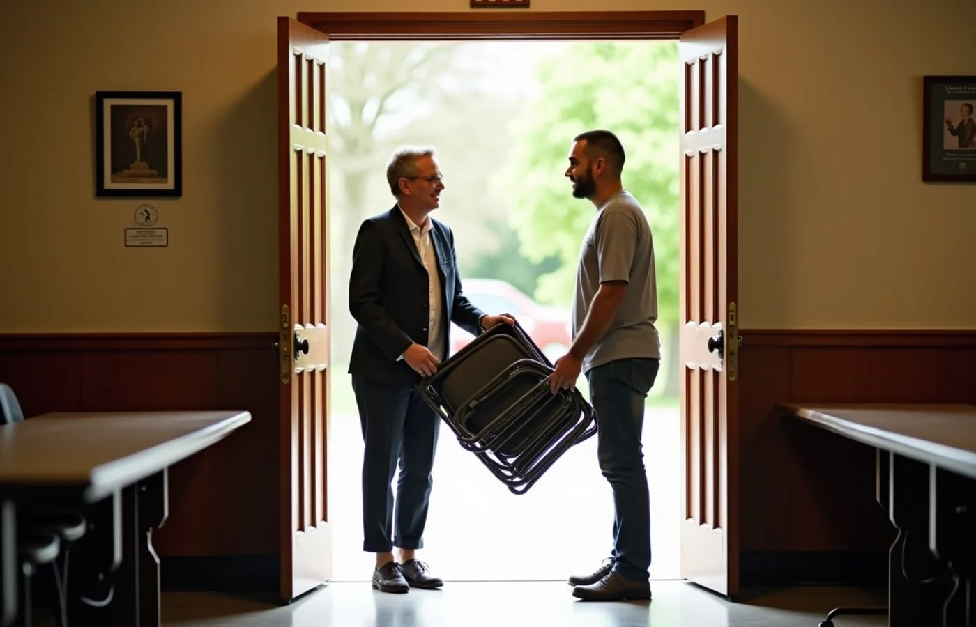 Where Akron singles may encounter one another - supporting editorial photograph