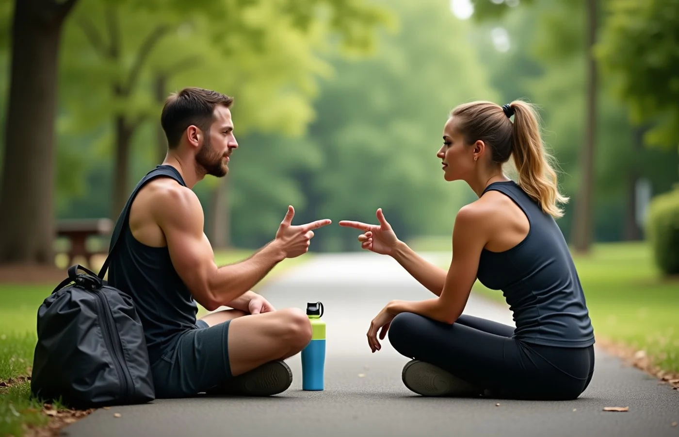 Can a free fitness site support a real dating conversation? - supporting editorial photograph