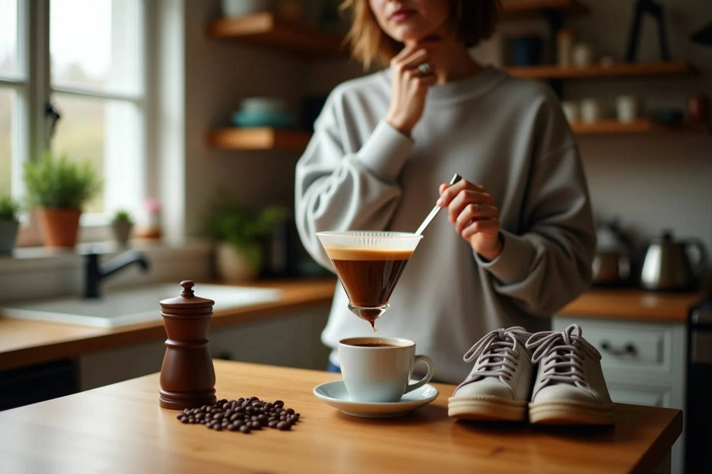 Coffee as a Profile Detail - supporting editorial photograph