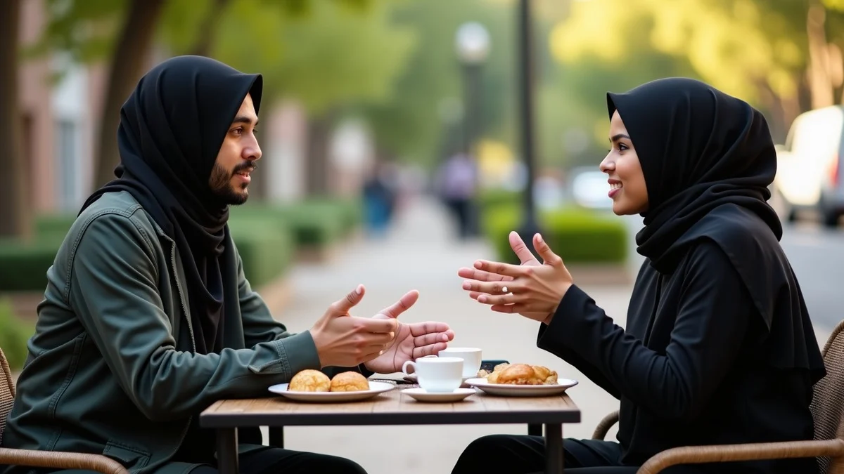 Muslim Singles Dating in Garland: Intentions, Boundaries, and Personal Choice - editorial photograph
