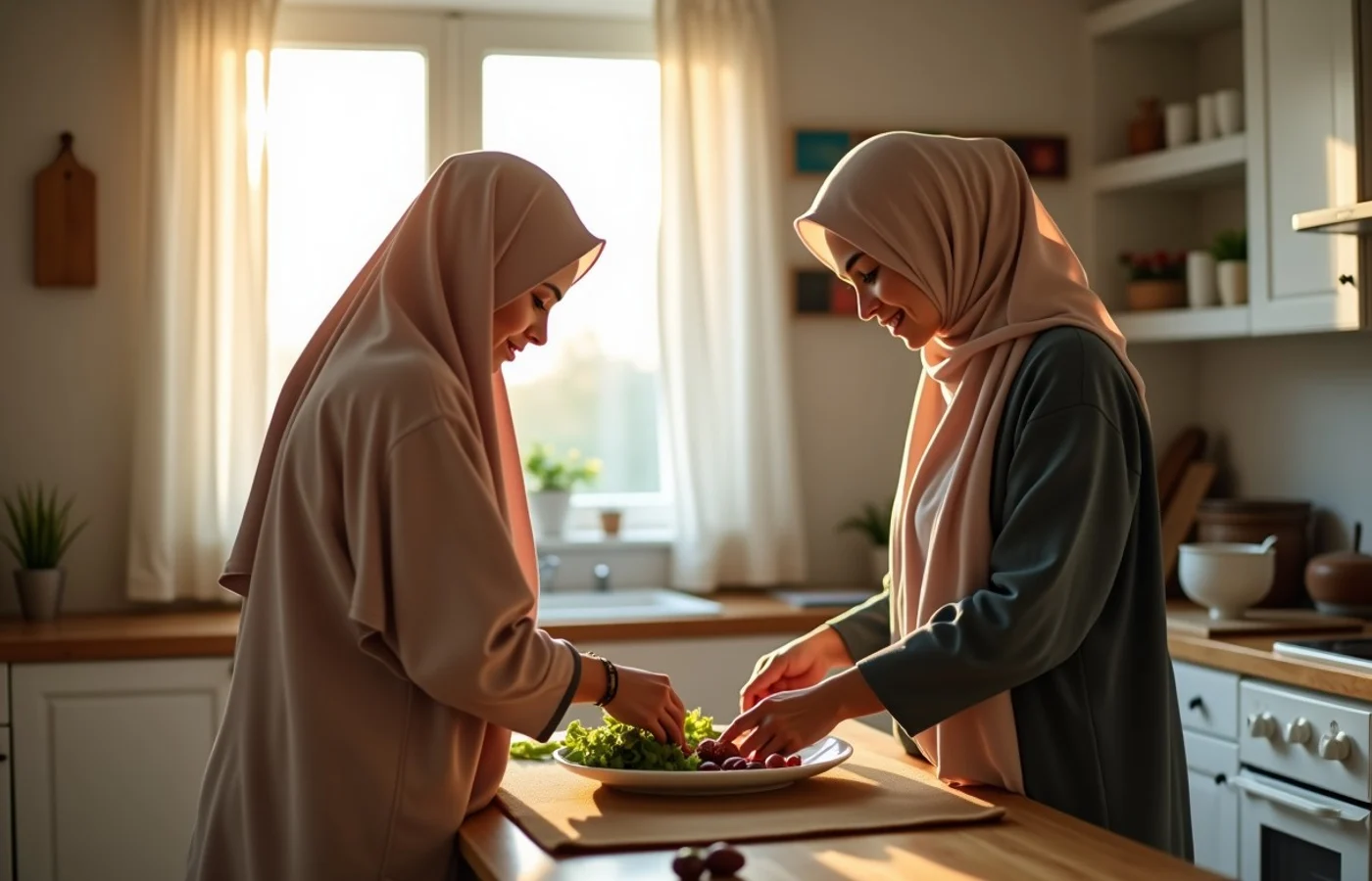 When religious practice differs between two people - supporting editorial photograph